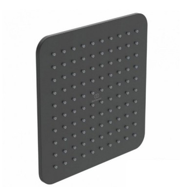 CAP DUS FIX IDEALRAIN CUBE PATRATA 200X200 MM SILK BLACK
